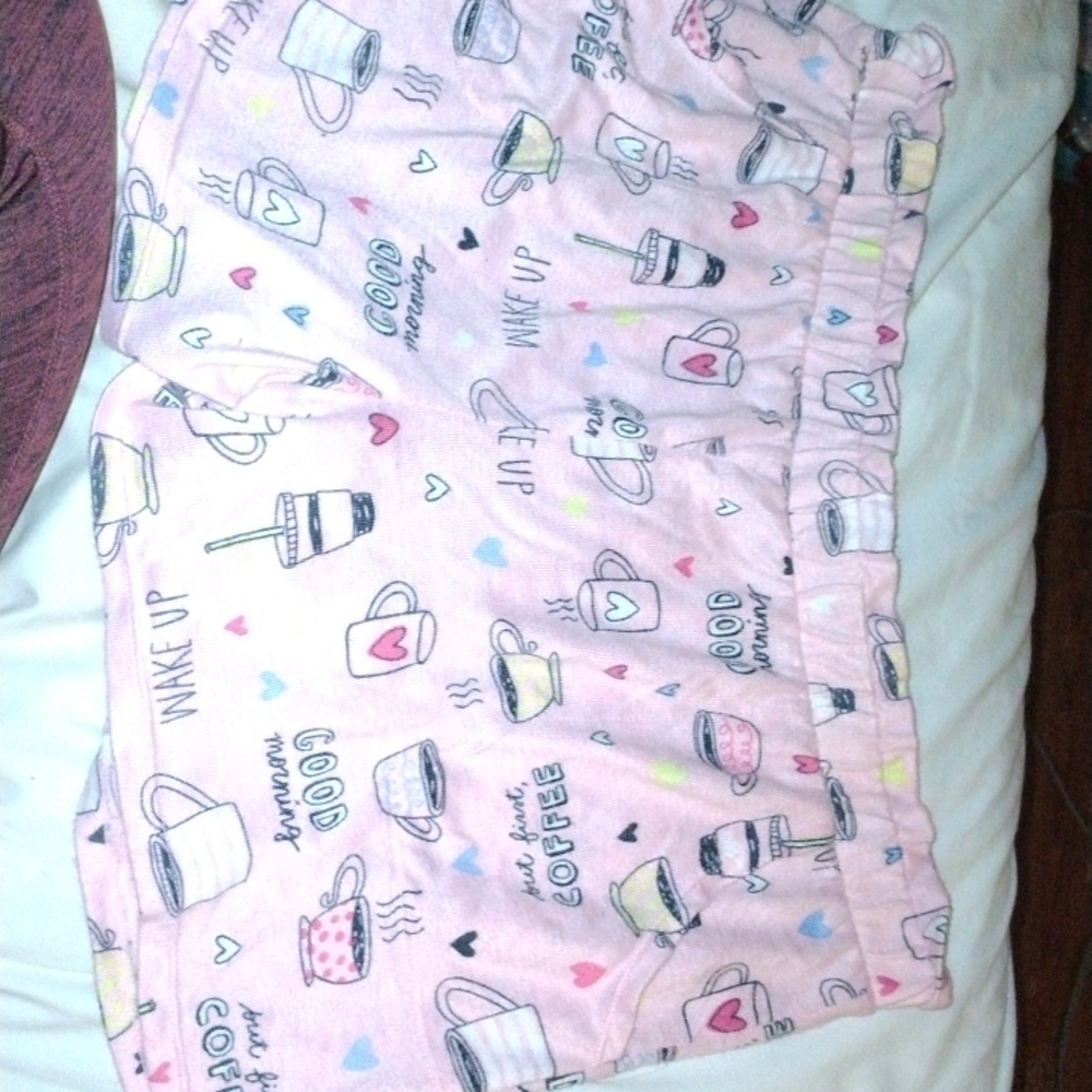Coffee pajama shorts